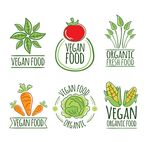 素食蔬菜标签