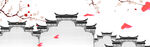 中国风水墨banner海报背景