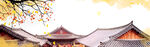 中国风水墨banner海报背景