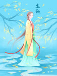 国潮人物插画