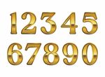 金色数字
