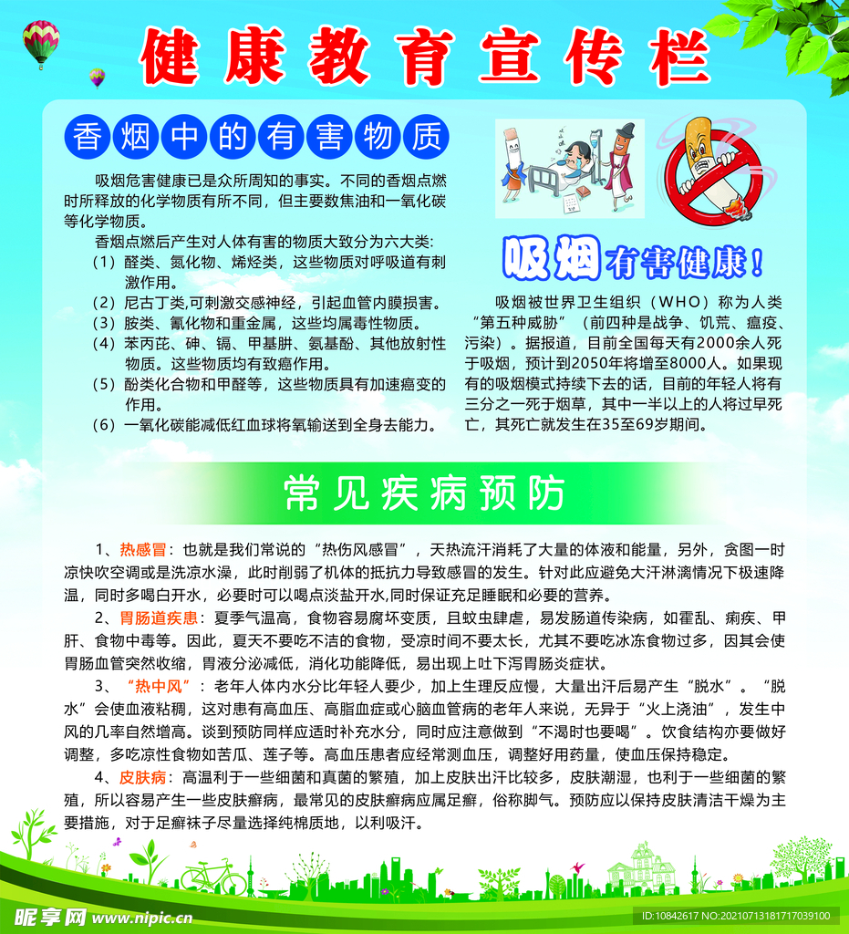健康教育宣传栏