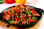 干锅牛肉