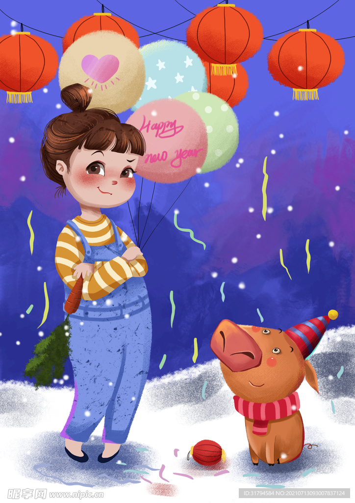 新年插画