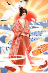 国潮插画