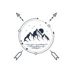 雪山图标