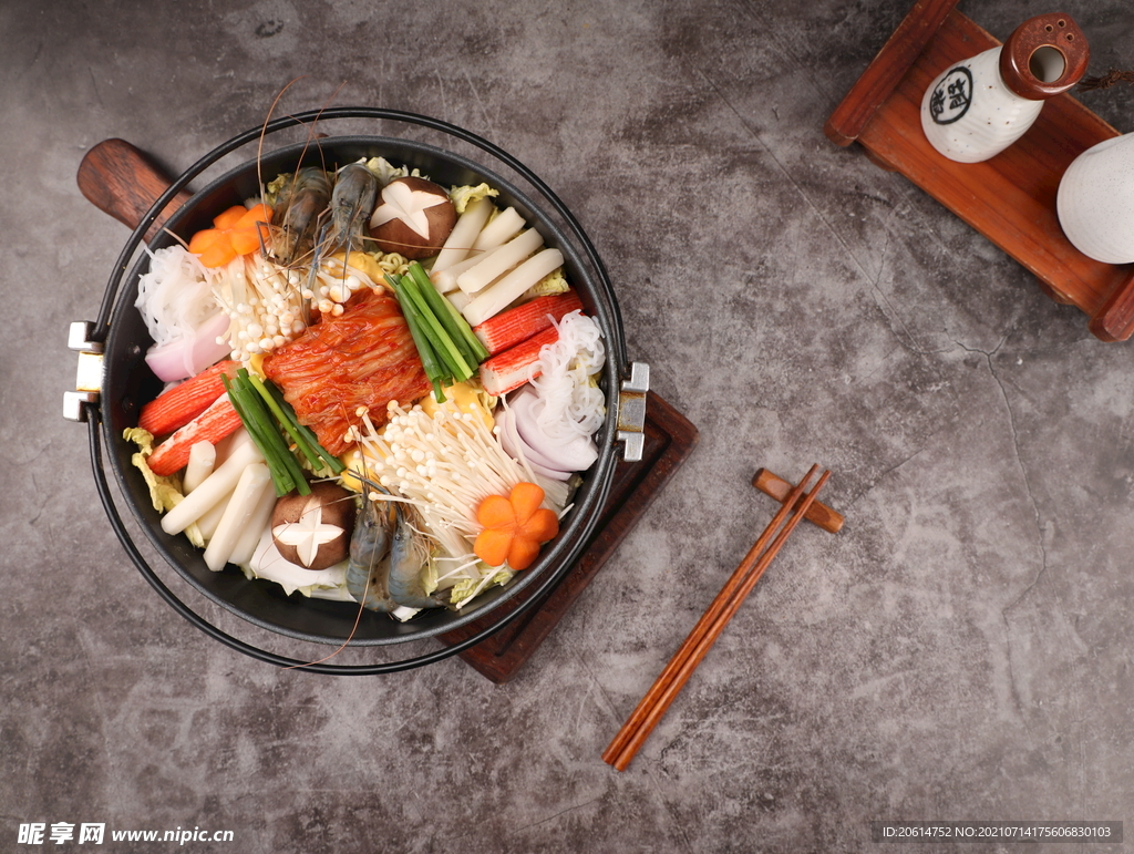 美味营养的火锅美食