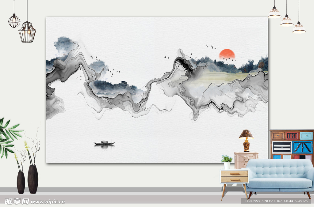 山水画 