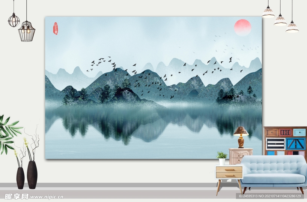 山水画 