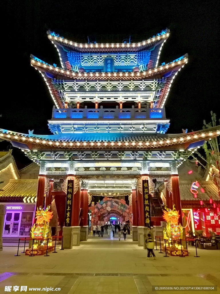 老街夜景