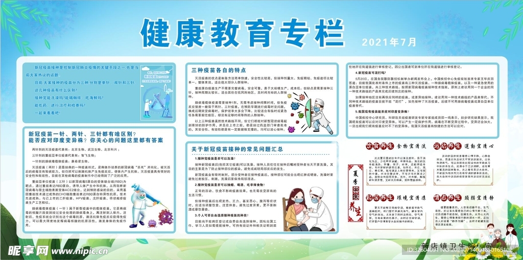 健康教育宣传栏