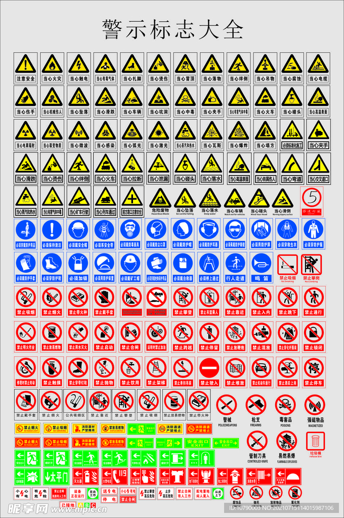 警示标志大全