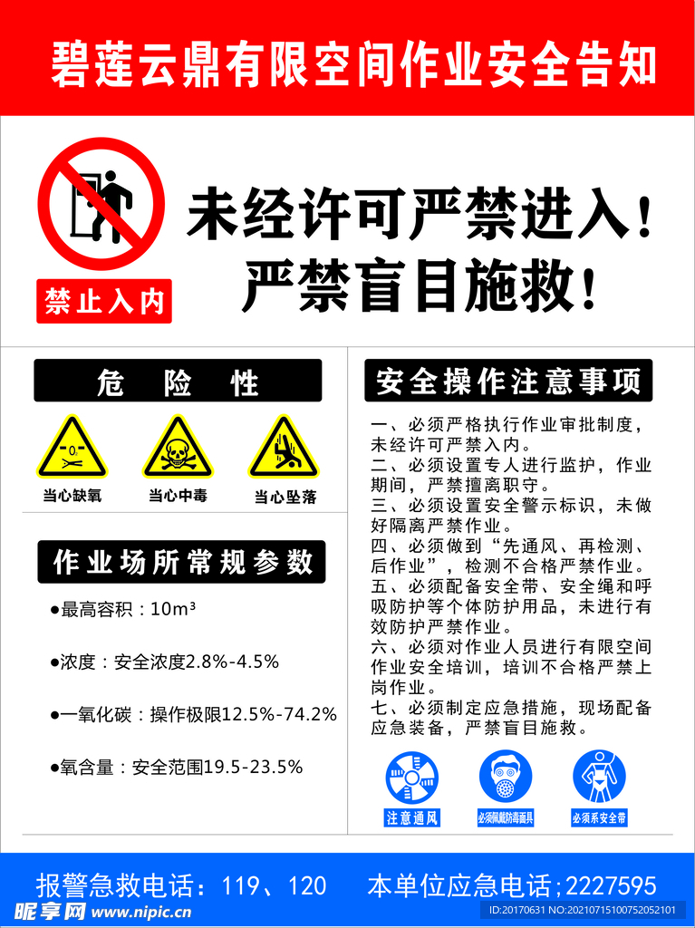 安全告知牌