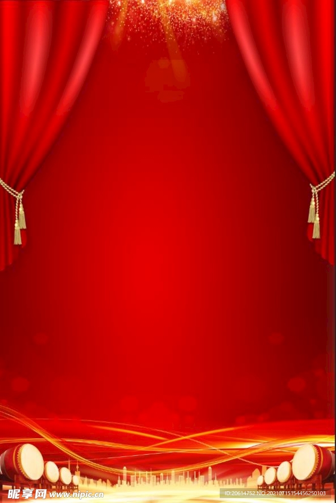 惊艳美丽的颁奖典礼背景