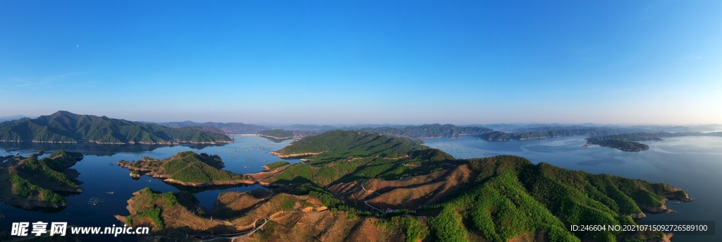 丹东鸭绿江老古拉子段航拍全景图