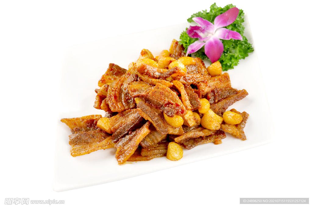大蒜火靠五花肉