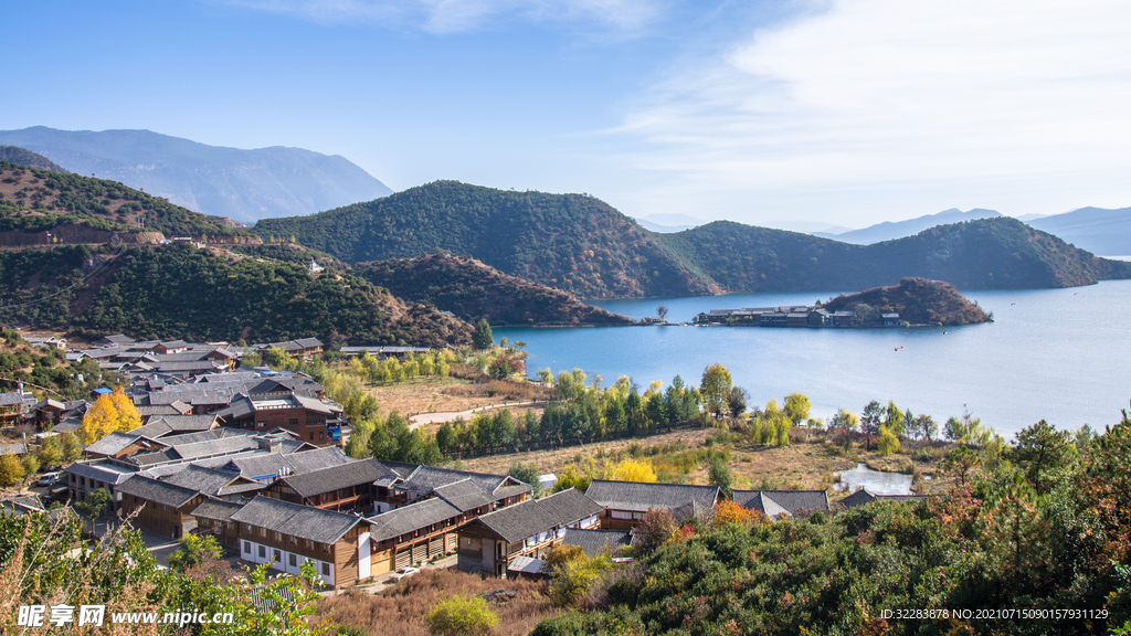 泸沽湖美景