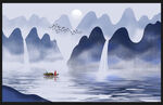 中国风山水