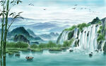 中国风山水 