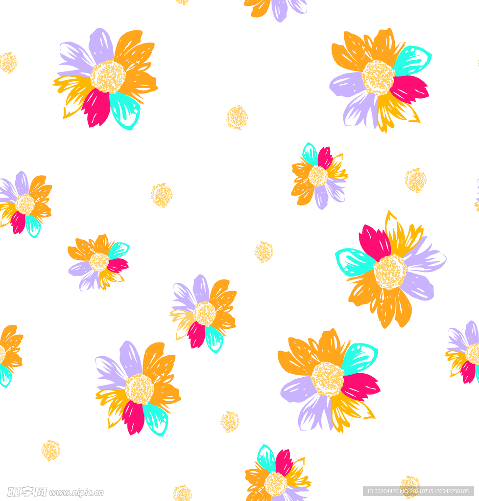 手绘花