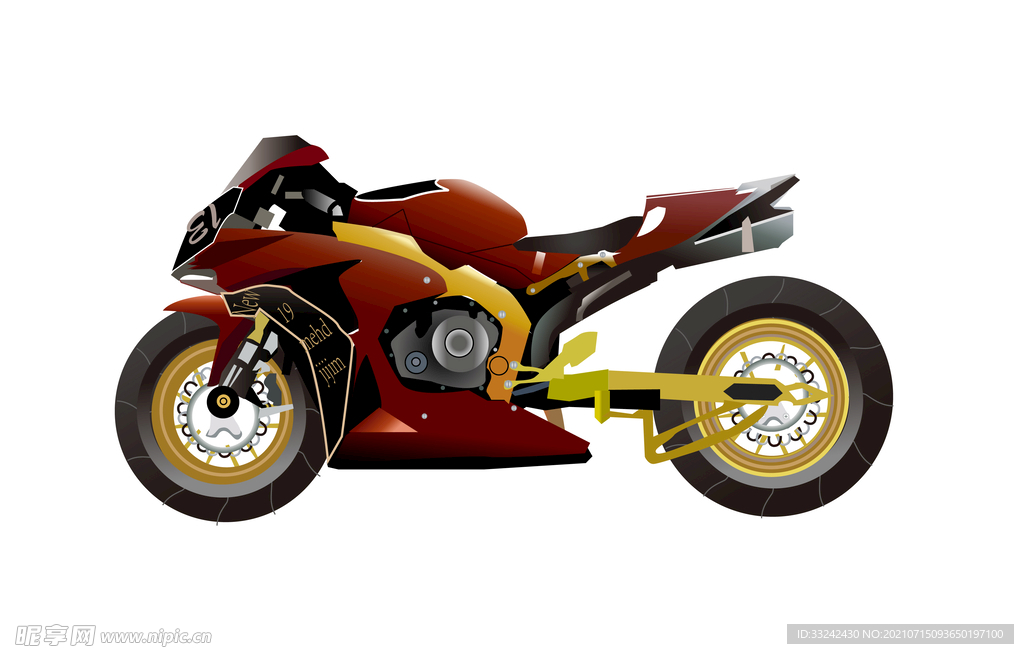 矢量摩托  图片