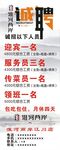 招聘易拉宝