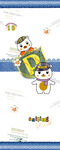 卡通小熊移门图
