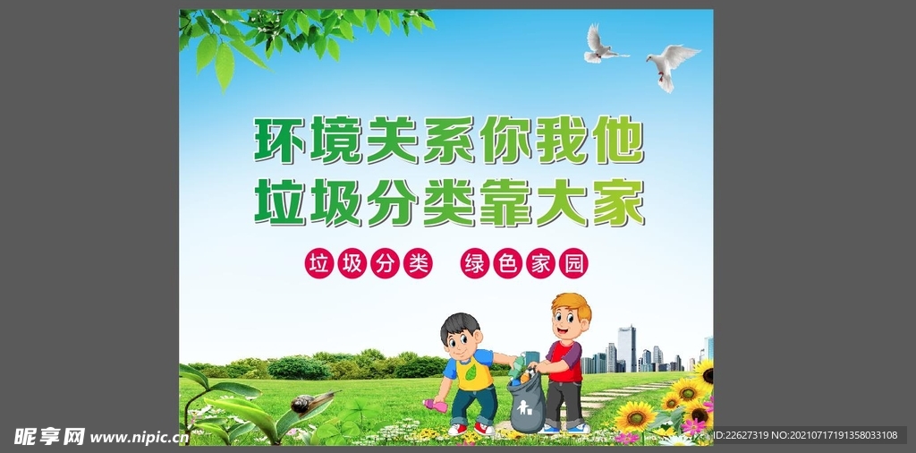 垃圾分类海报