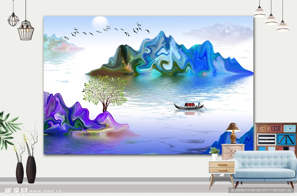 山水画 