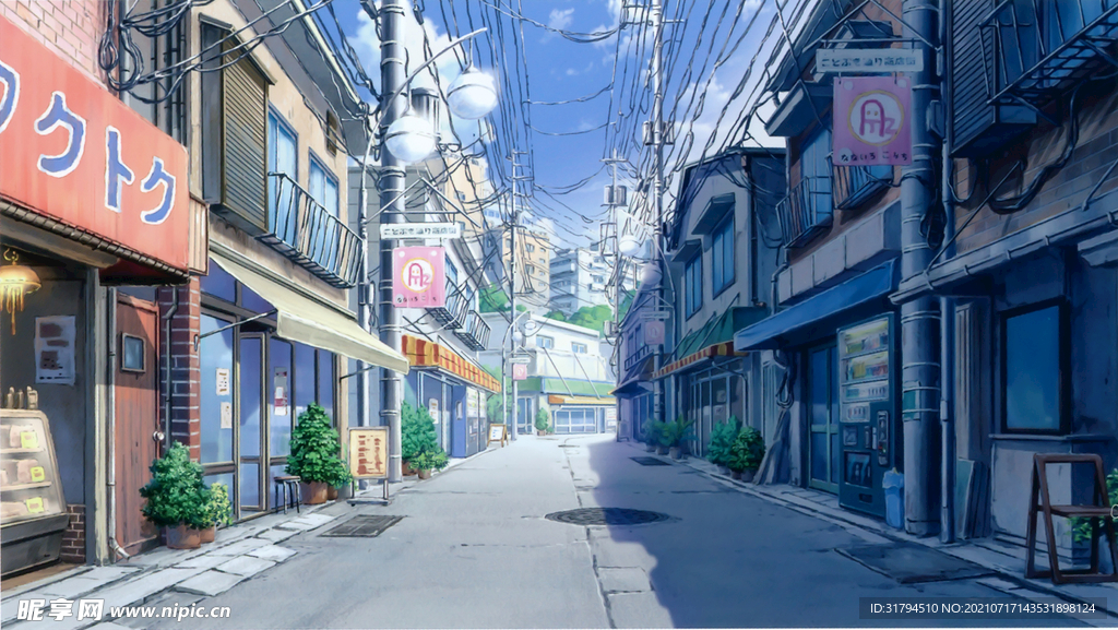 动漫怀旧背景
