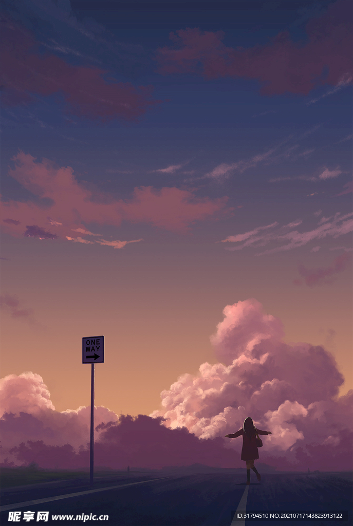 动漫怀旧背景