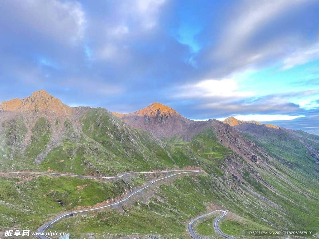 巴朗山  公路  风景