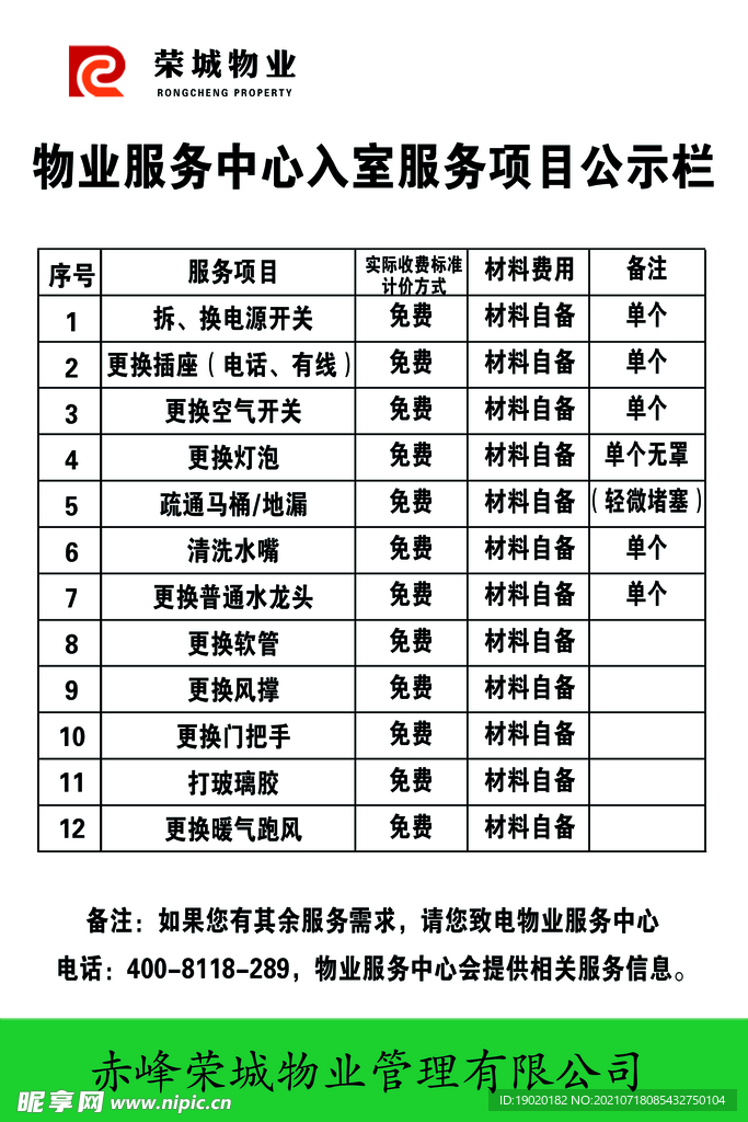 物业服务收费 