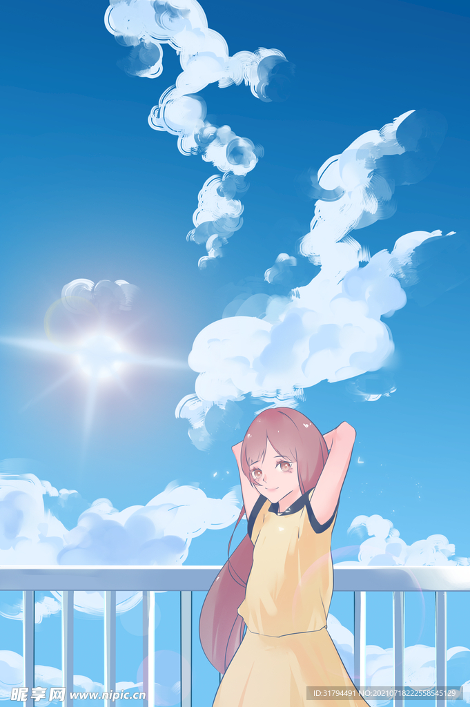 夏日背景