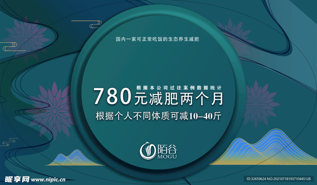 养生减肥宣传