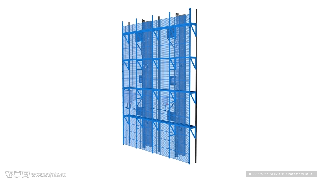 建筑全钢爬架架体