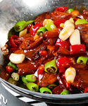 干锅带皮驴肉