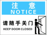 请随手关门