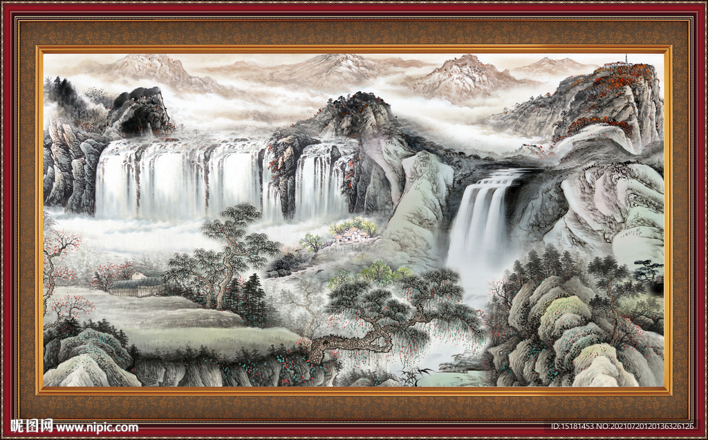 山水画 