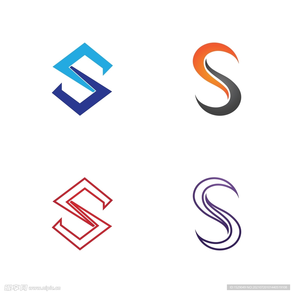 字母S图标 