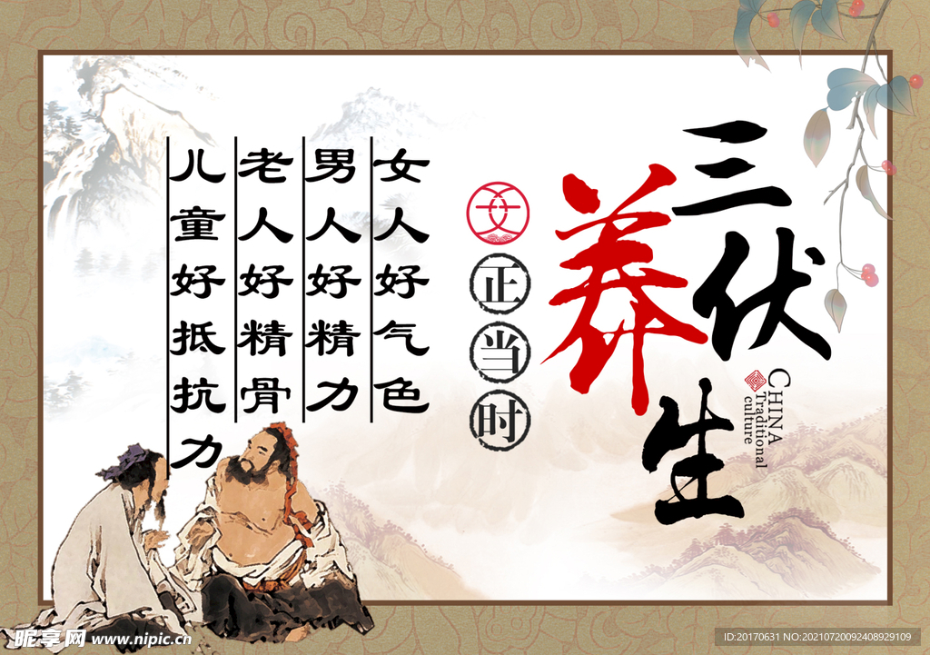 艾灸文化展板   