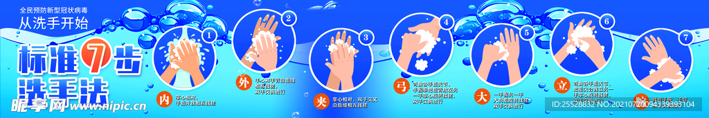 7步洗手法