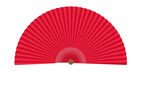中国风红色扇子