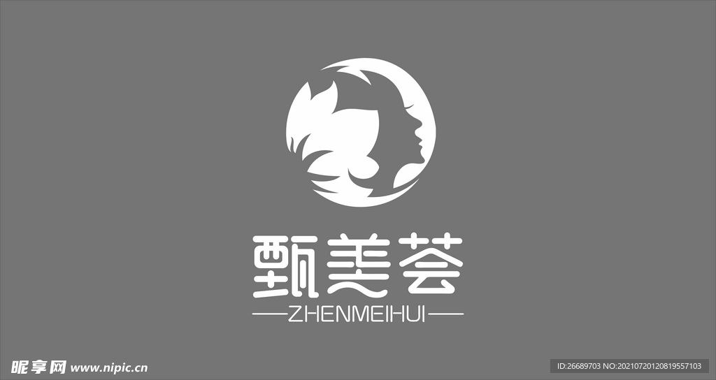 甄美荟logo
