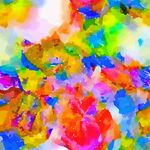 水彩底纹 