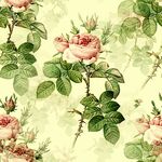 水彩花底纹  