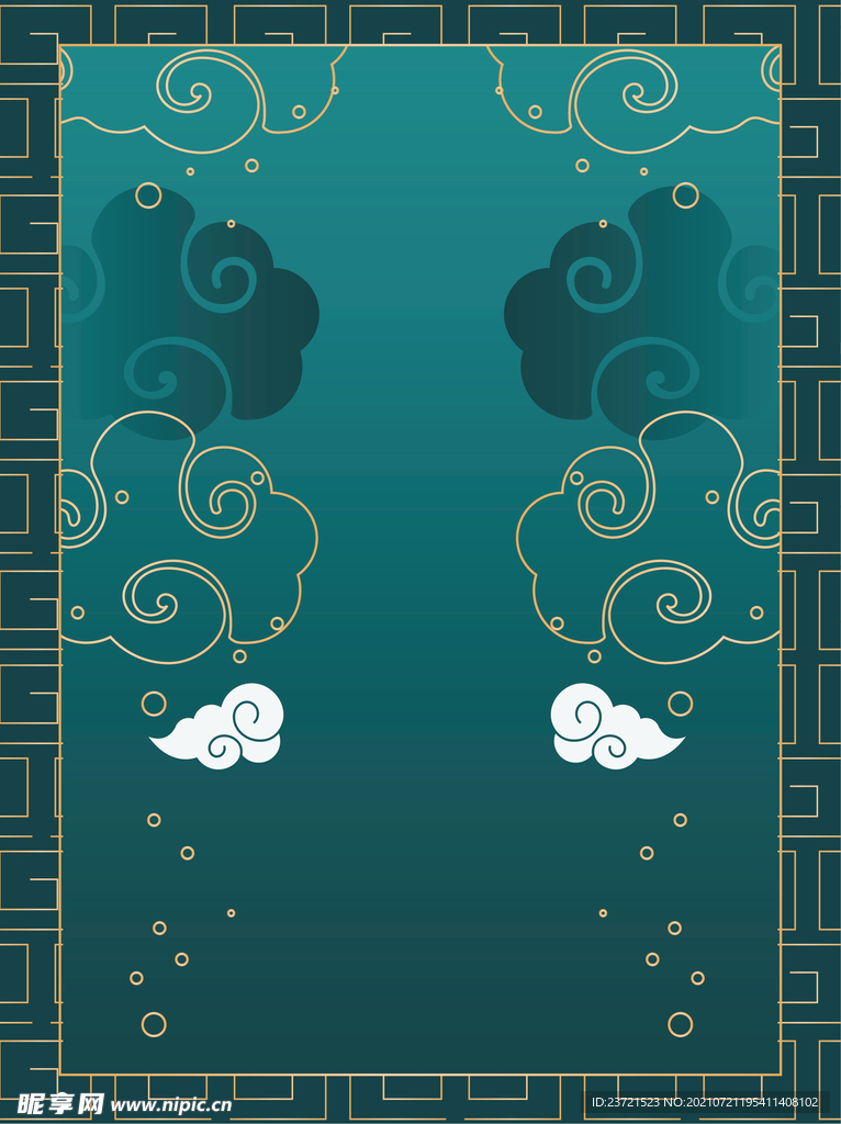 中国传统墨绿色背景
