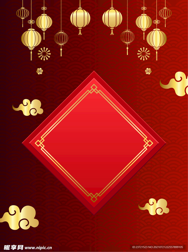 红色喜庆中国传统背景