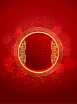 红色喜庆中国春节背景