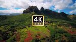 短视频素材航拍远山道路村庄美景